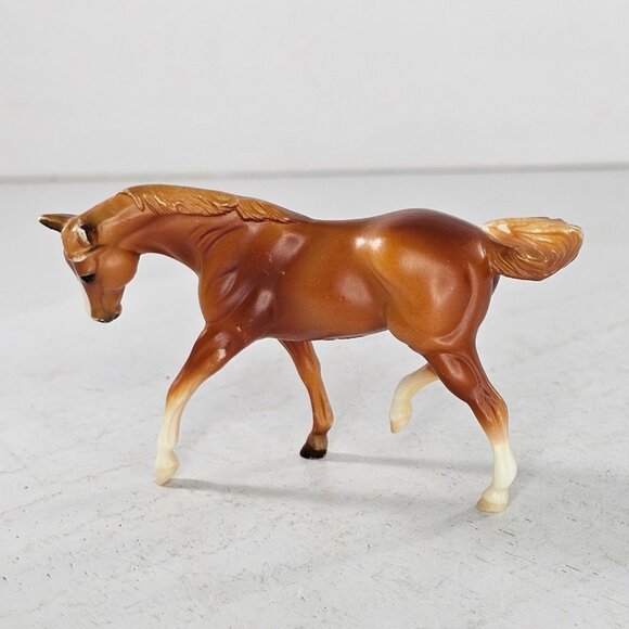 Breyer Stablemate Horse Appaloosa Mold Chestnut #5981 G2 3 Socks BODY - Picture 2 of 8